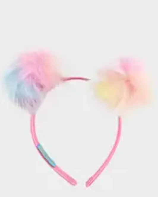 Hovedbilde HEADBAND W FUR POMPOM