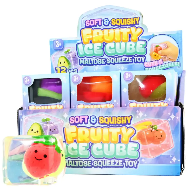 Squeeze sugar ice cube frukt