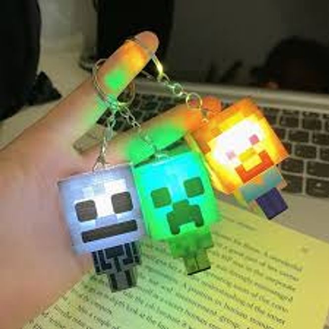 Hovedbilde Minecraft key chain led