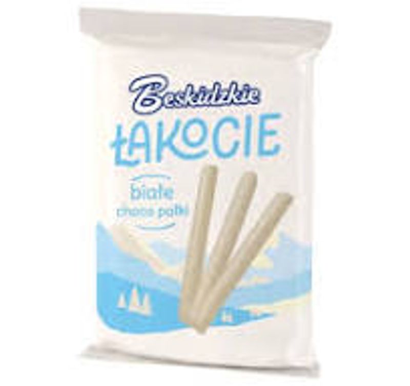 BESKIDZKIE Lakocie biale choco palki 